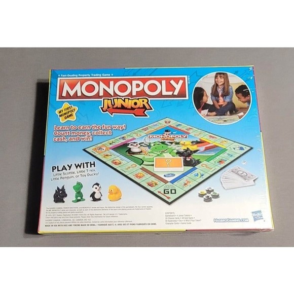 Monopoly Jr board game my first monopoly game Sealed Brand New - Picture 2 of 2
